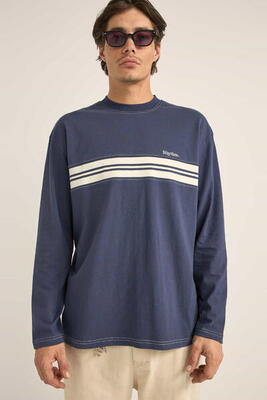 Vintage paneel l/s - t-shirt man