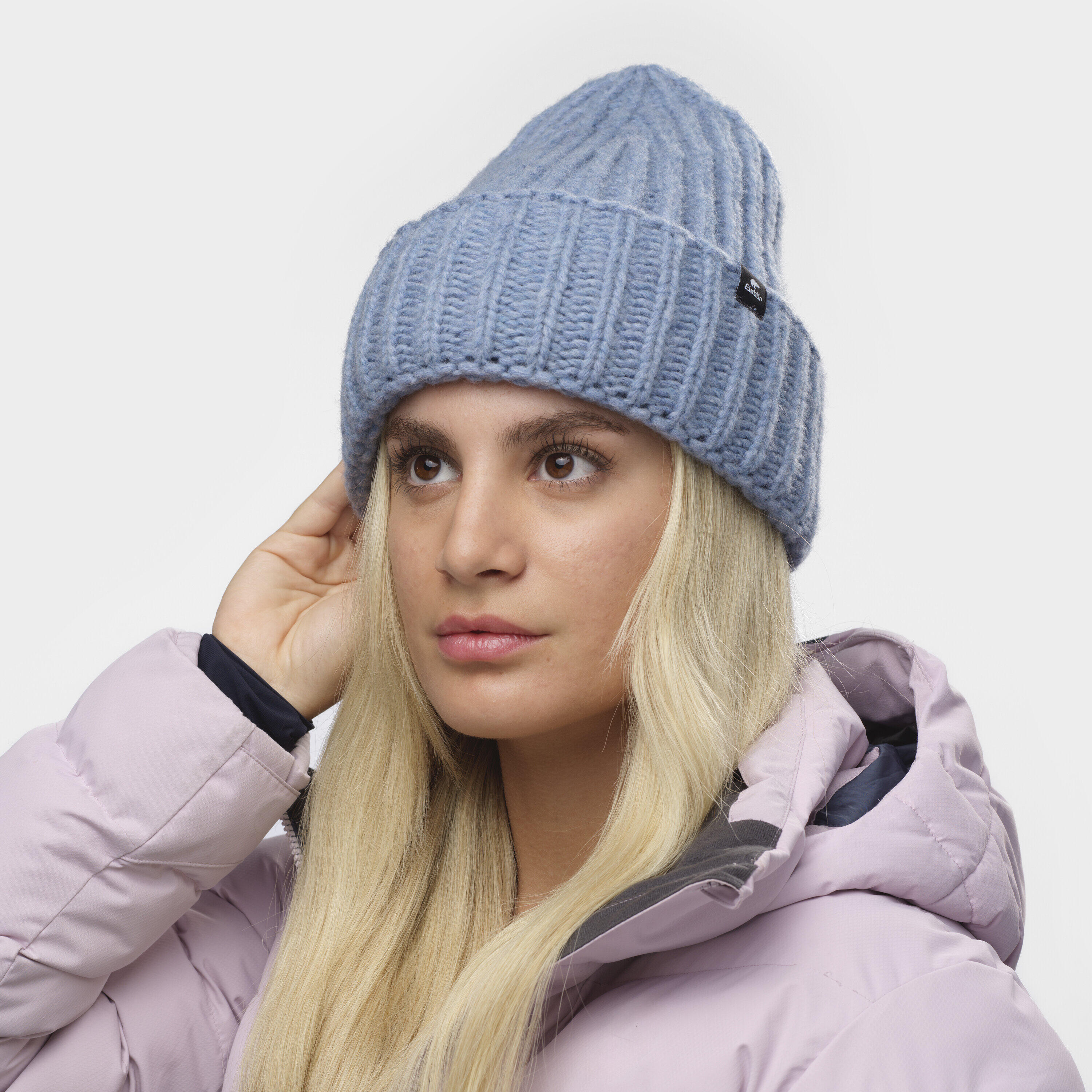 Mütze Leia Oversized Strickmütze Damen Haube weich bequem Merino 3/7