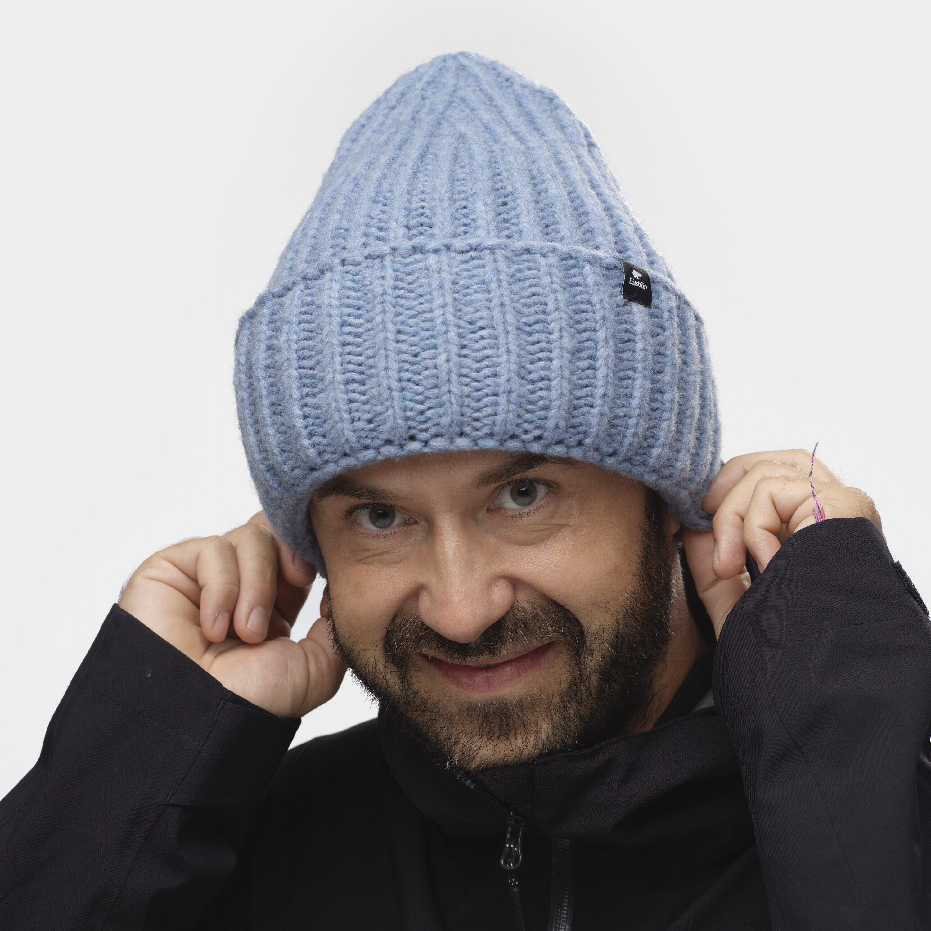 Mütze Leia Oversized Strickmütze Damen Haube weich bequem Merino 5/7
