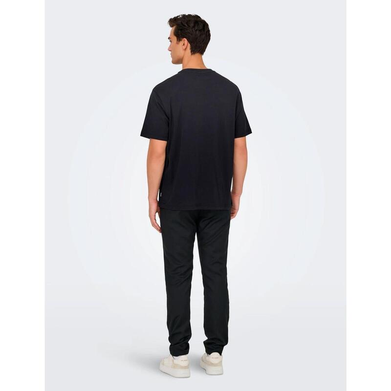 Tricou crop top Onsmonalisa Rlx Ss Lic Tee Vd  BĂRBAŢI