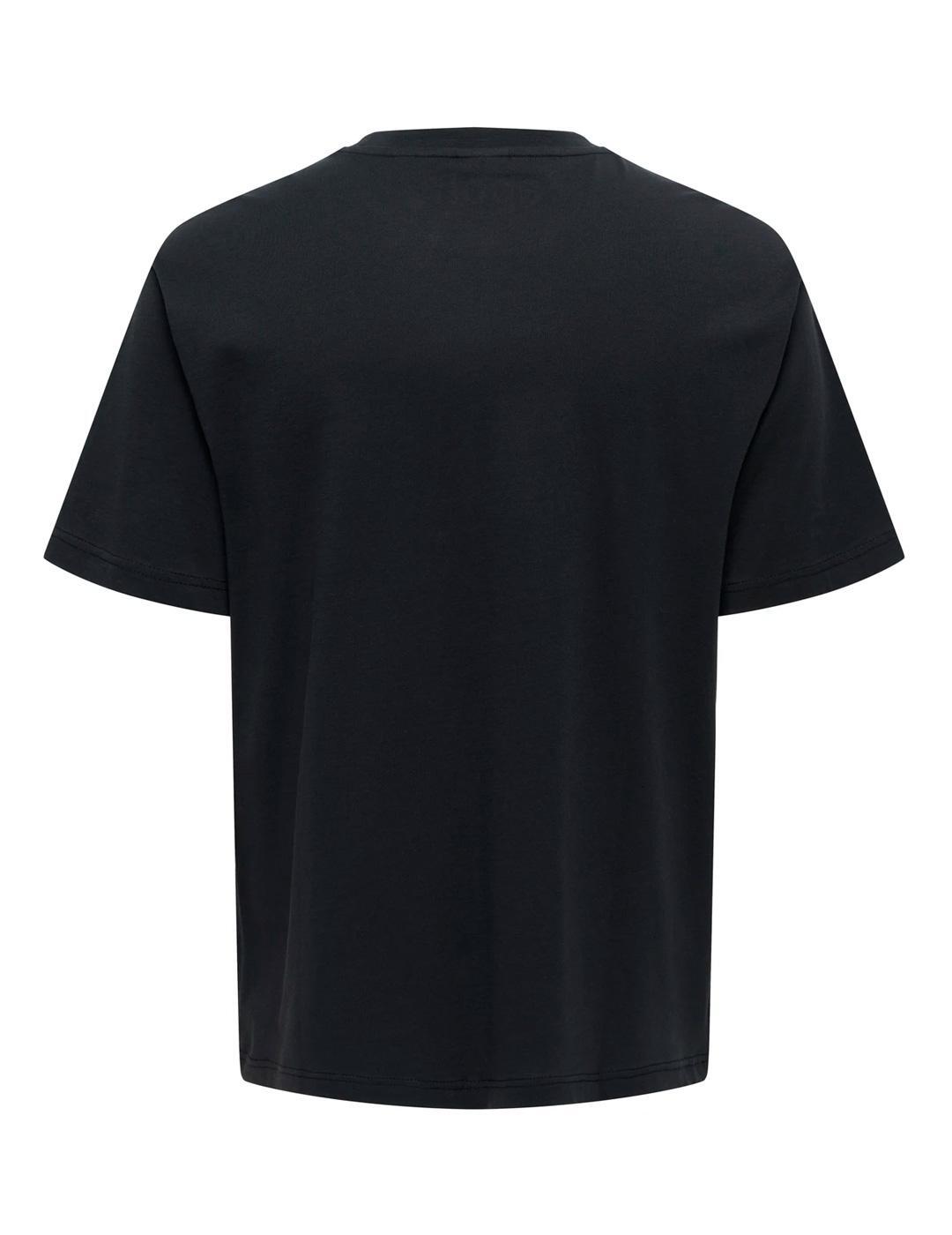 Camiseta para Homem Only&sons Preto. 5/7