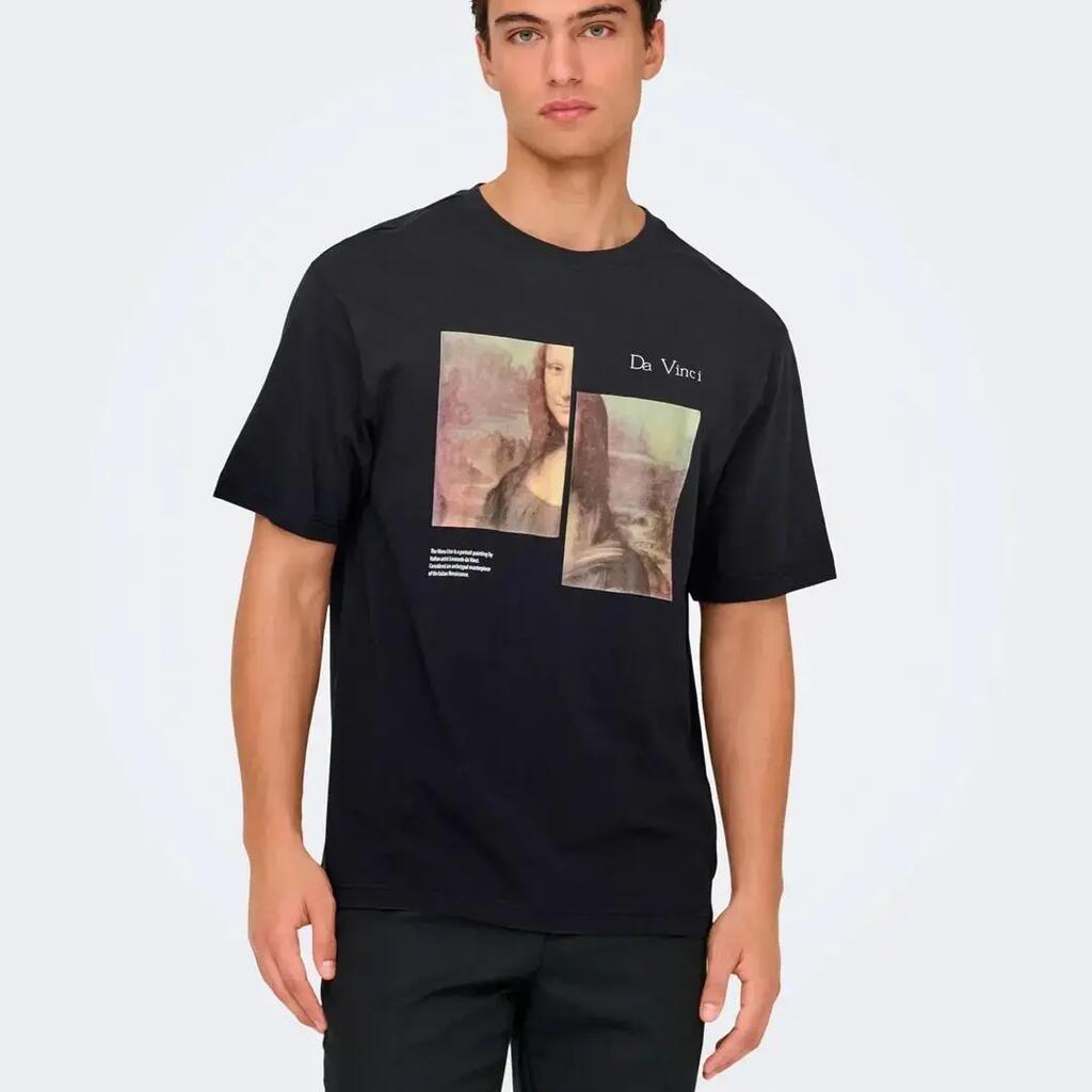 Men's T-shirt Only&sons Black.