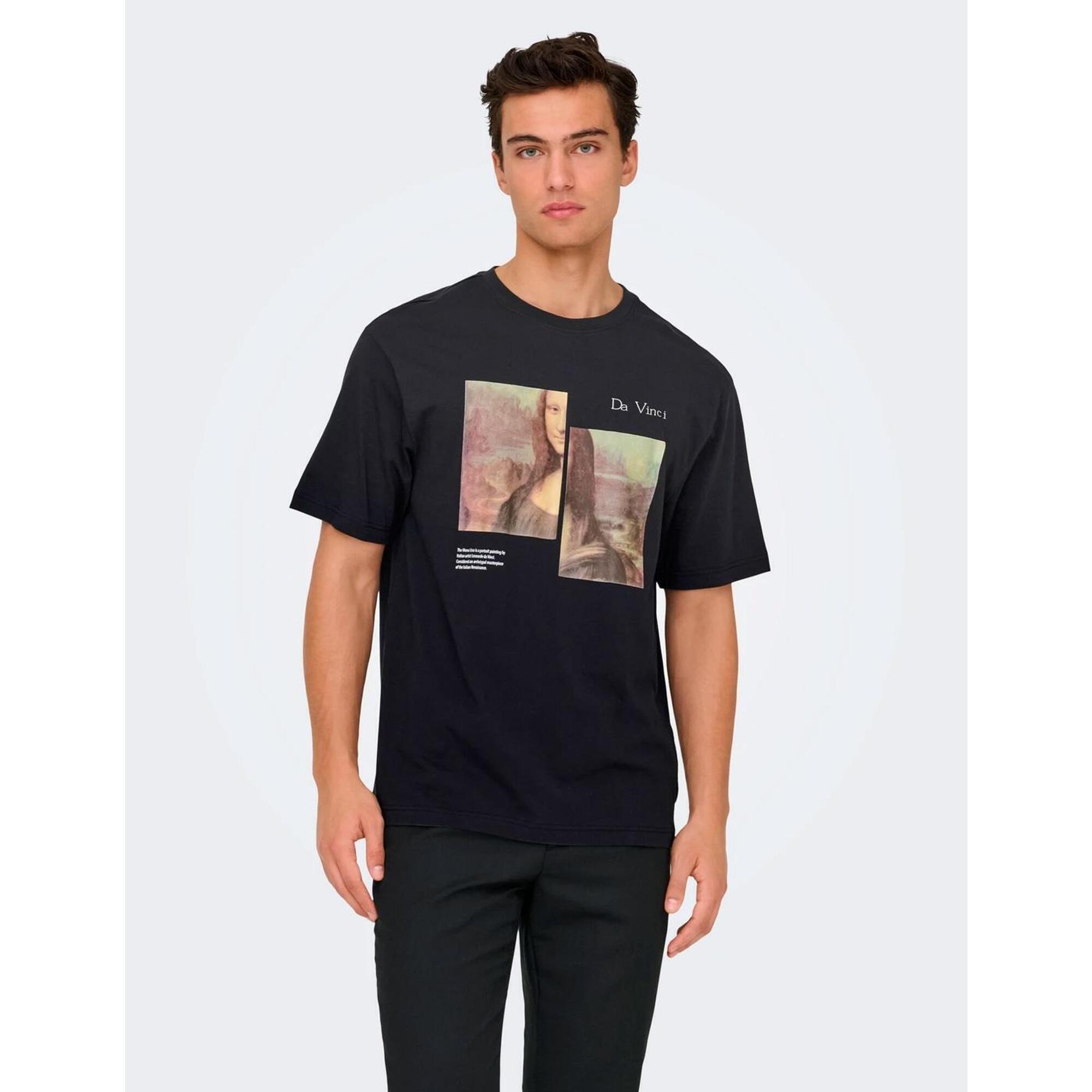 Only Hot - T-shirt Pour Homme Only&sons Noir. - T-shirt Manches Courtes - Noir - Decathlon