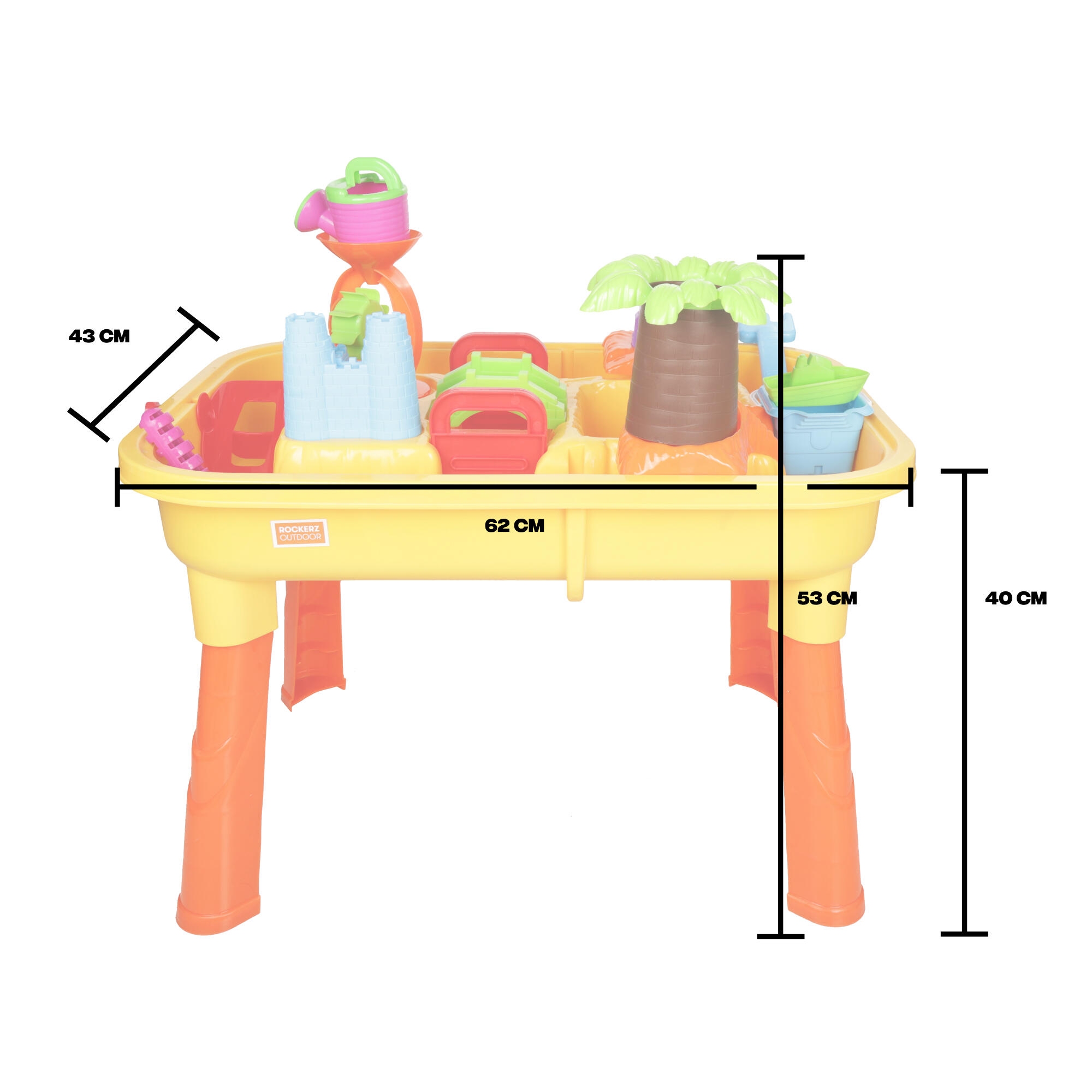 Wassertisch, Outdoor-Spielzeug, Sandtisch, Spieltisch, 25-teilig, inkl. Zubehör 2/6