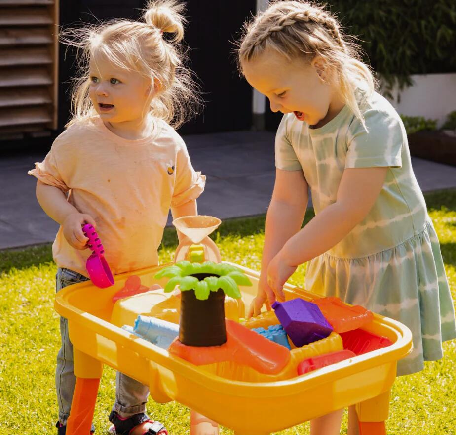 Wassertisch, Outdoor-Spielzeug, Sandtisch, Spieltisch, 25-teilig, inkl. Zubehör 5/6