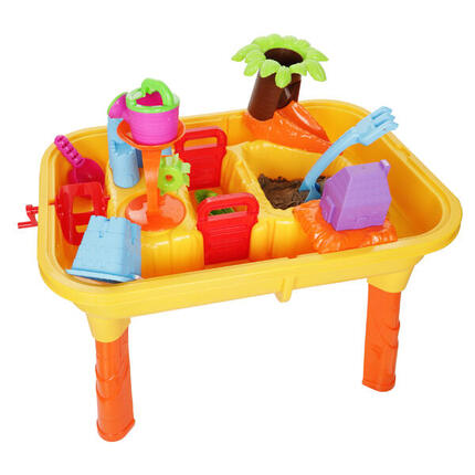 Wassertisch, Outdoor-Spielzeug, Sandtisch, Spieltisch, 25-teilig, inkl. Zubehör