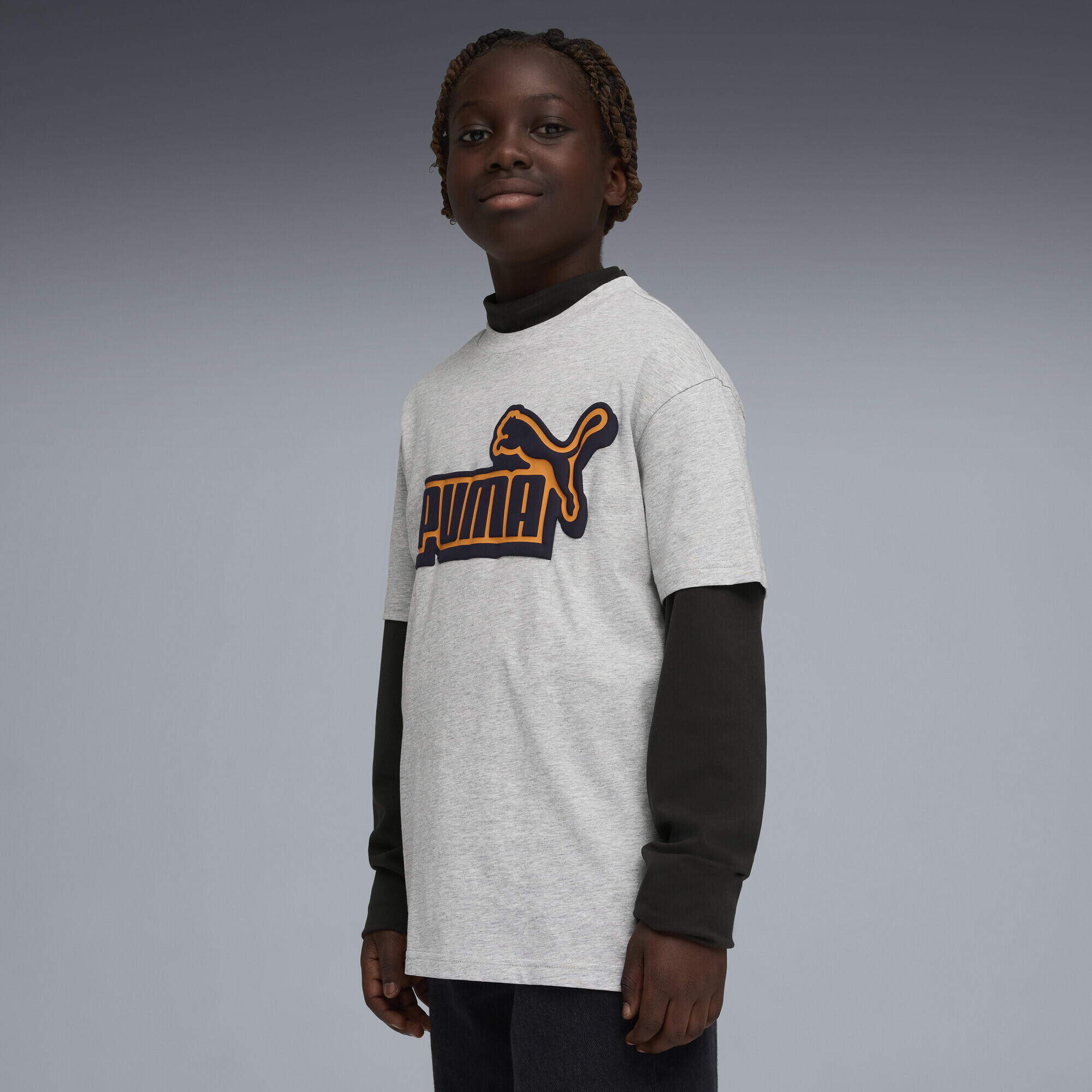 T-shirt con grafica Essentials Logo Lab dal taglio morbido per ragazzi PUMA 2/5