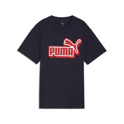Essentials logo lab relaxed graphic t-shirt voor jongeren puma