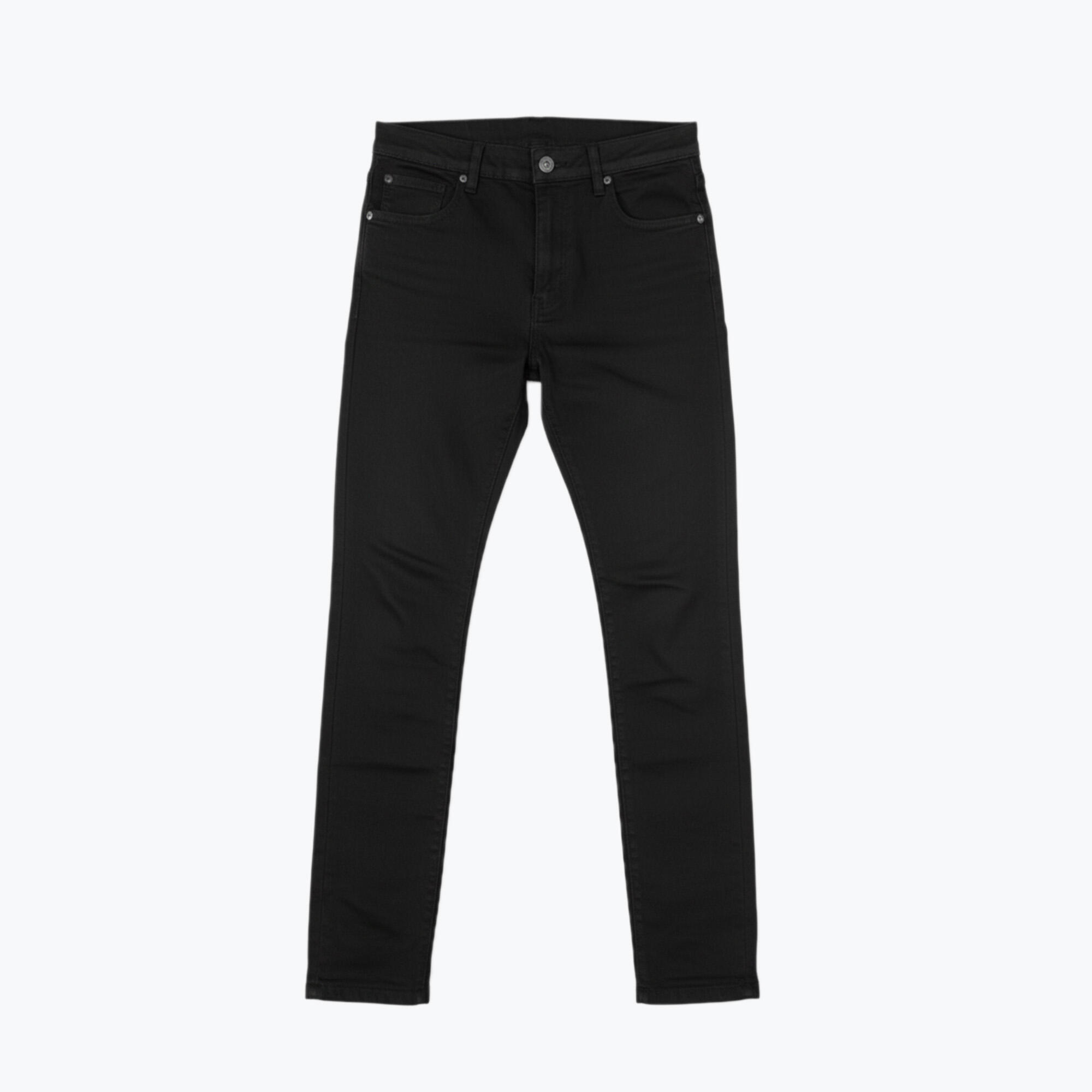 Berlim Jeans Calças de ciclismo urbanas Preto Unisex Slim Fit WR 3/7