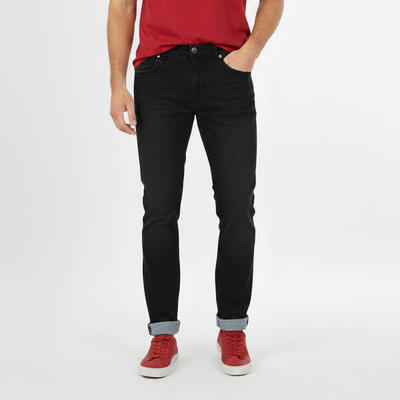 Berlin jeans urban fietsbroek zwart unisex slim fit wr