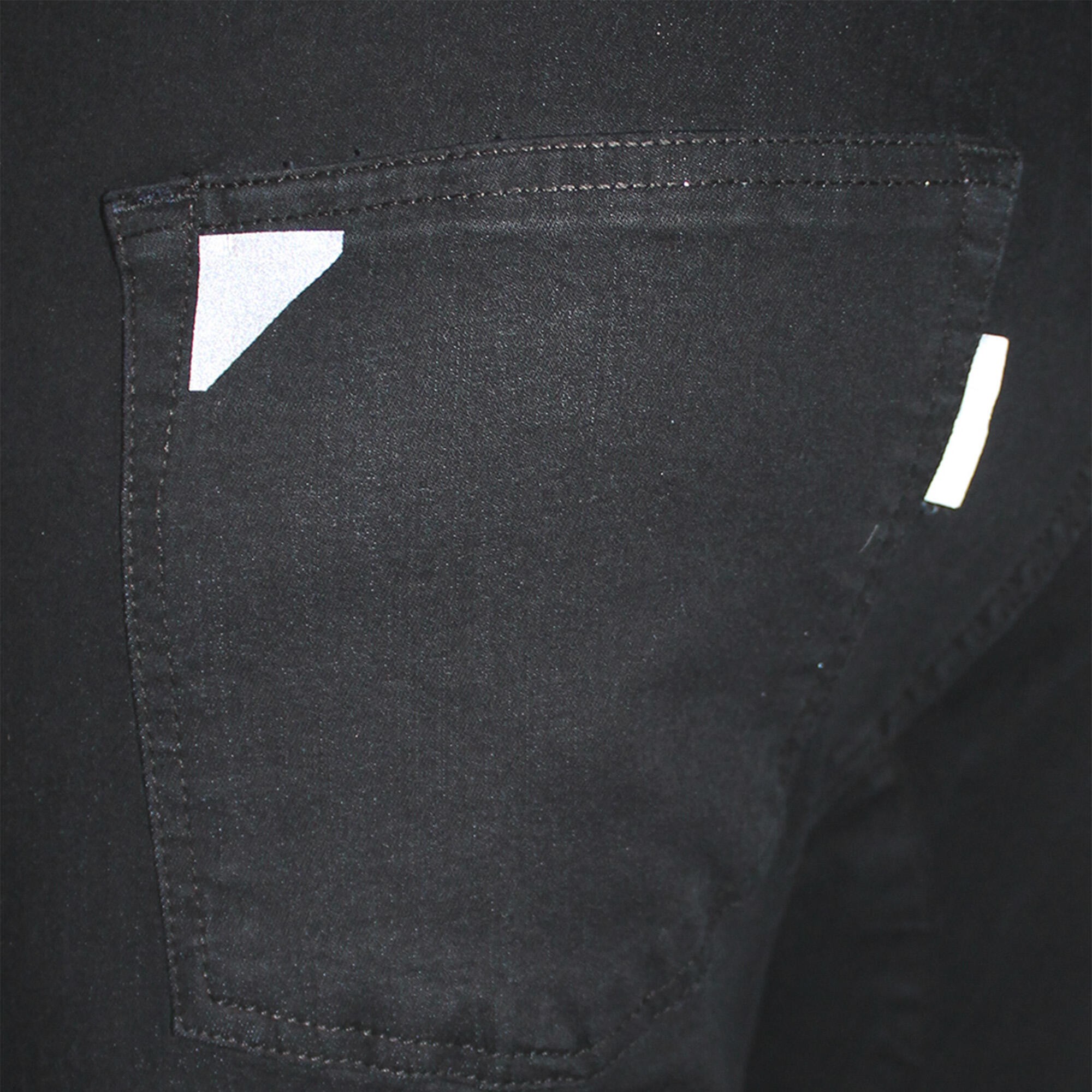 Berlim Jeans Calças de ciclismo urbanas Preto Unisex Slim Fit WR 4/7