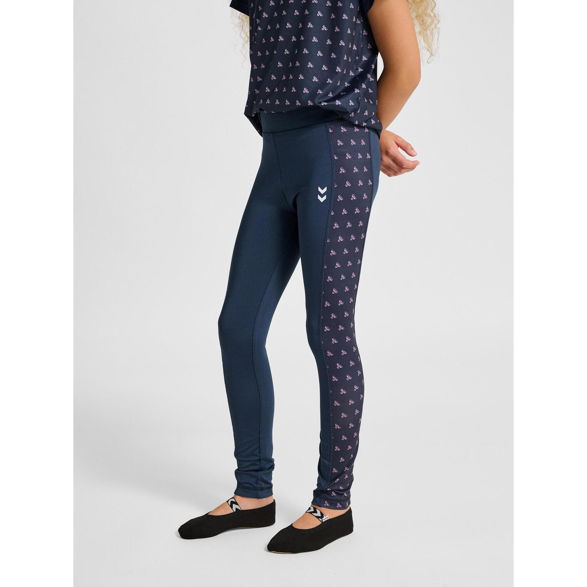 Hummel - Enfiler Collants Hmljr Mix Fille Hummel - Collant - Bleu - Decathlon