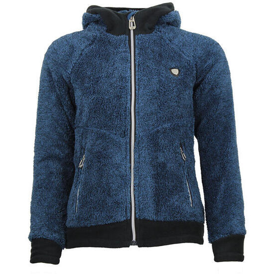 Damen Fleecejacke mit Kapuze Peak Mountain Almi