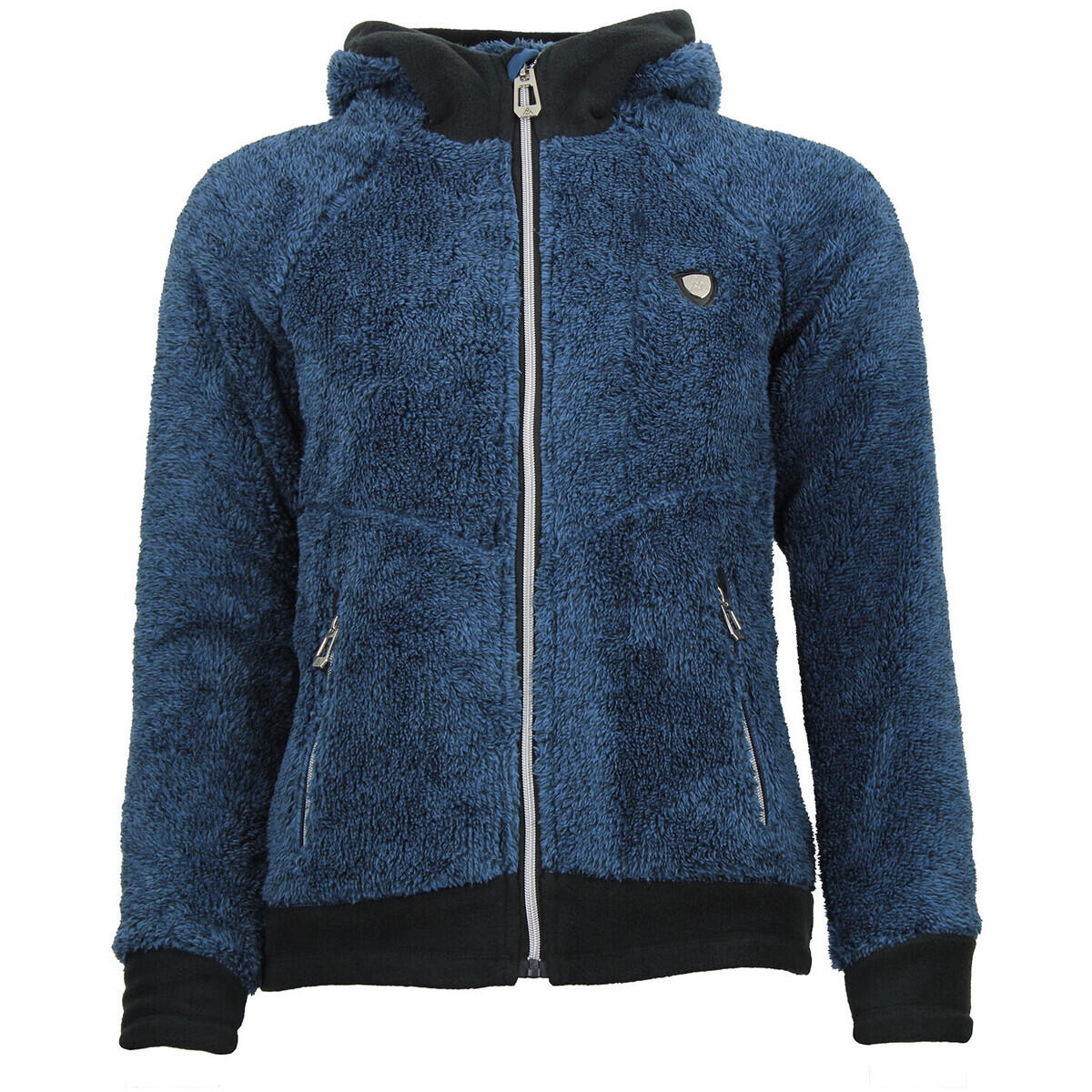 Peak Mountain - Blouson Polaire À Capuche Femme Peak Mountain Almi - Blouson - Bleu - Decathlon