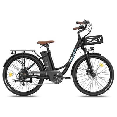Stads elektrische fiets fafrees f26 lasting 36v 25ah accu 120km bereik
