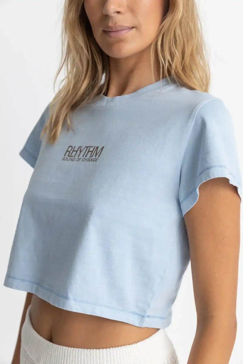 Sound Of Change Vintage Crop Crew - T-Shirt Dames 2/4