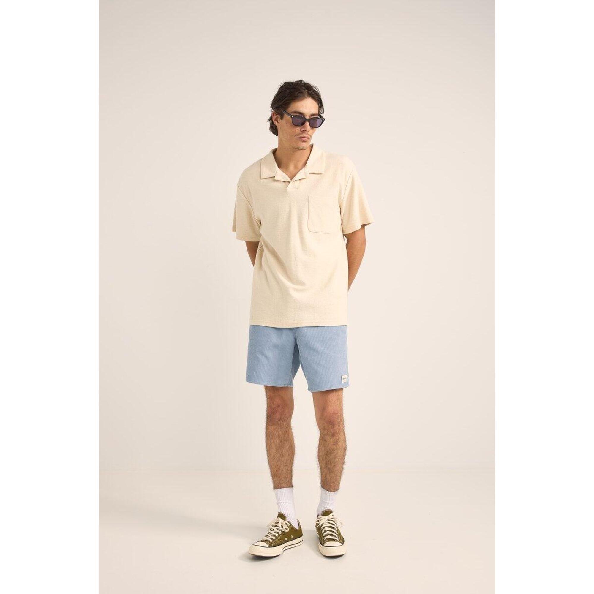 Rhythm - Vintage Terry - Polo Homme - T-shirt Manches Courtes - Beige - Decathlon