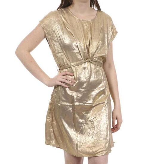 Deeluxe Line Damen Goldkleid