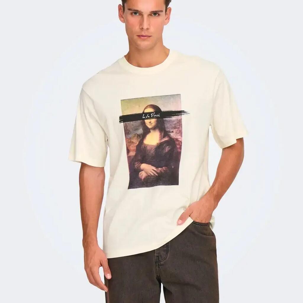Men's T-shirt Only&sons White.