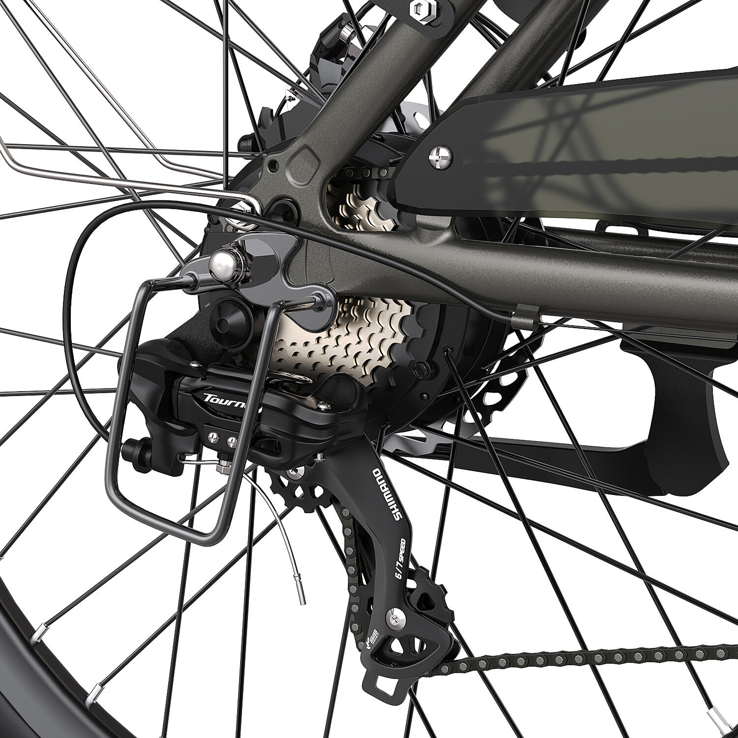 Bicicleta eléctrica urbana Fafrees F26 Pro,250 W, batería de 36 V y 14,5 Ah 5/7