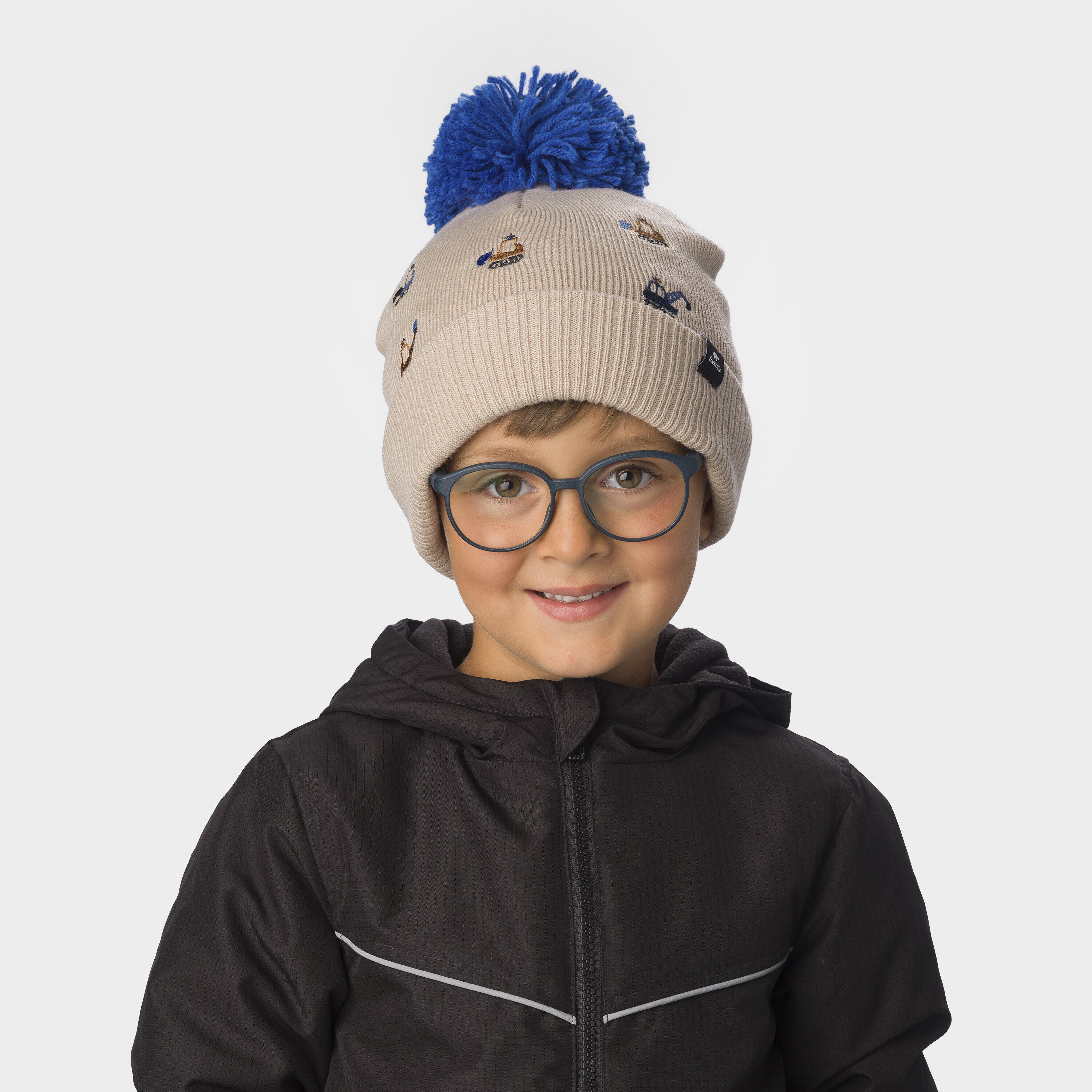 Mütze Talur Bommelmütze Kinder Pudelmütze Pompon weich bequem 2/3