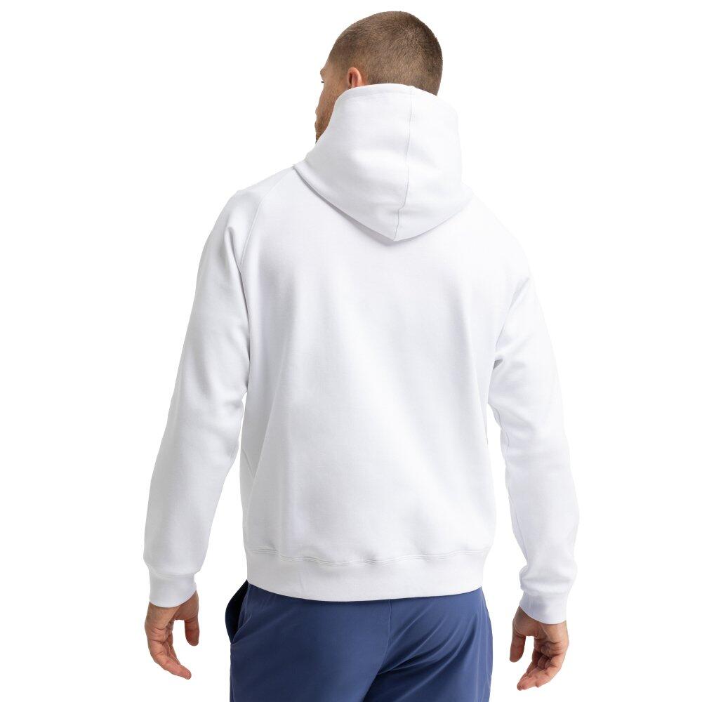 Sweat à capuche de padel homme Break White Blanc 2/7