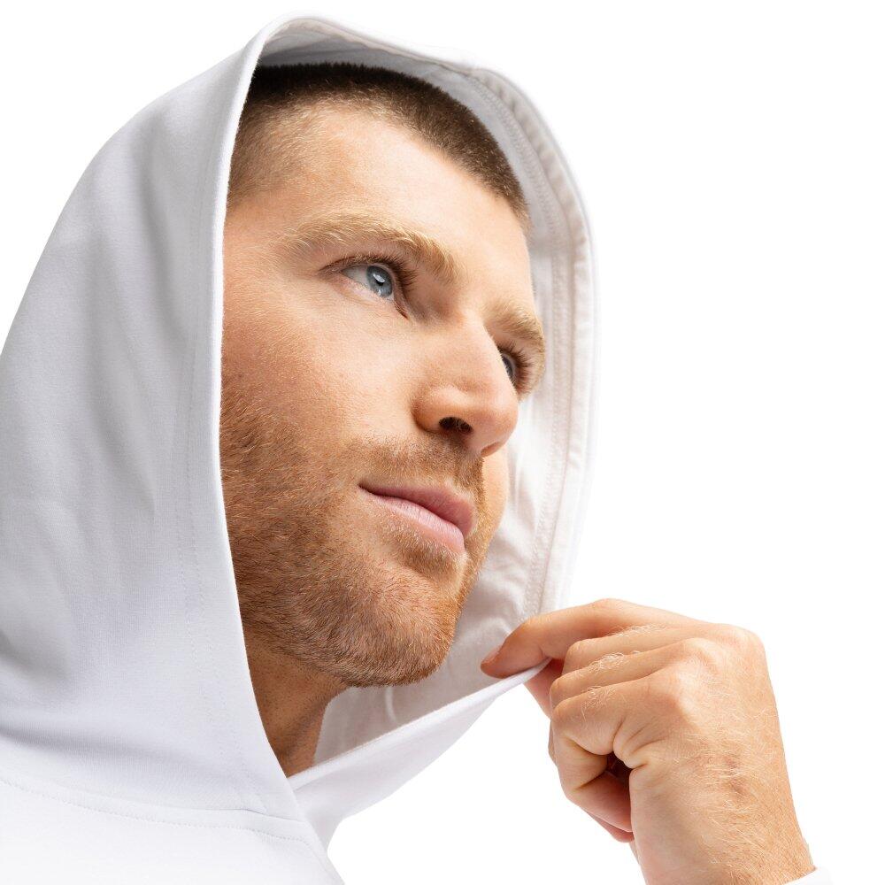Sweat à capuche de padel homme Break White Blanc 4/7