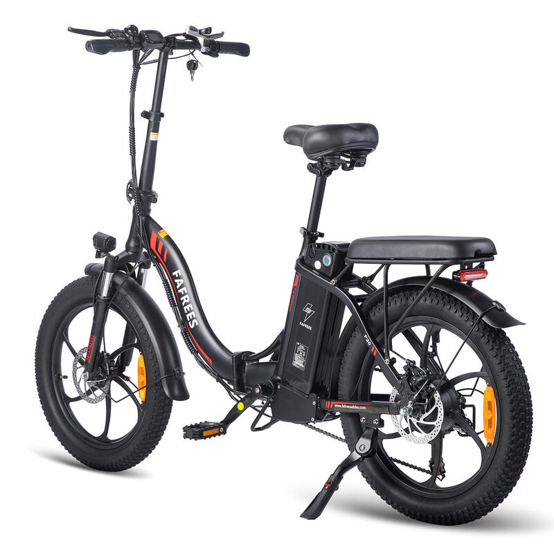 Bicicletă electrică pliabilă FAFREES F20, motor de 250W, baterie de 36V 18AH
