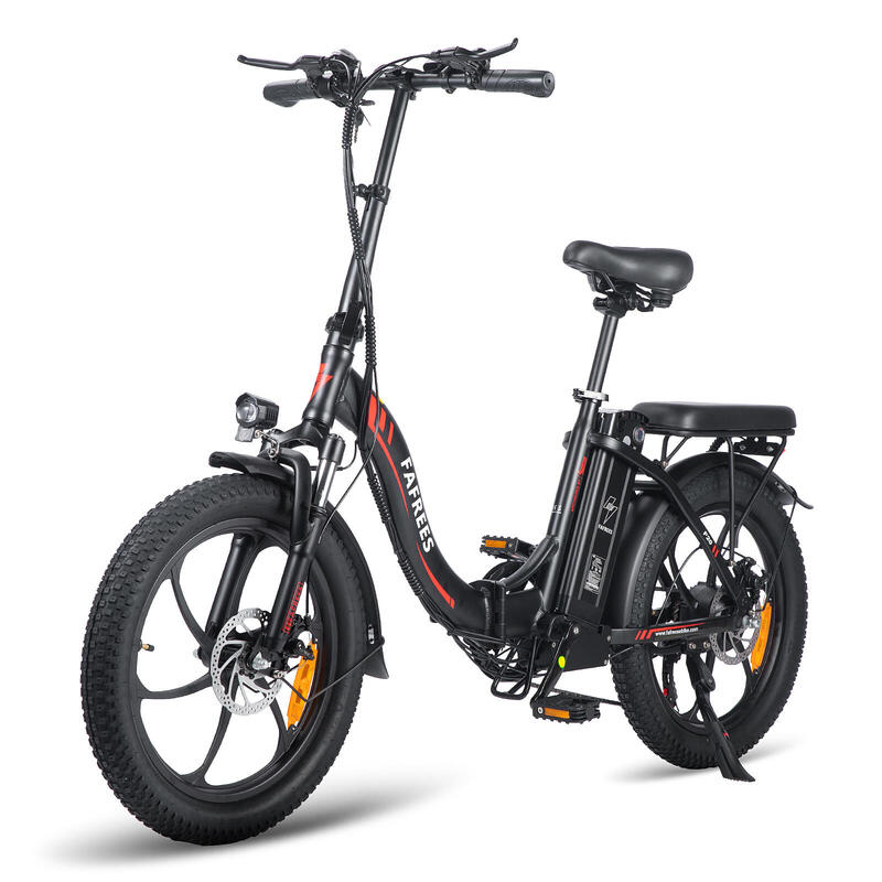 Bicicletă electrică pliabilă FAFREES F20, motor de 250W, baterie de 36V 18AH
