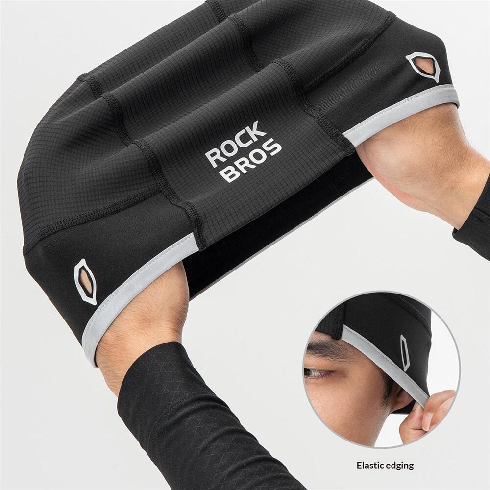 ROCKBROS Bonnet Cyclisme Couvre-chef Polaire Rabats d'Oreille 3/4