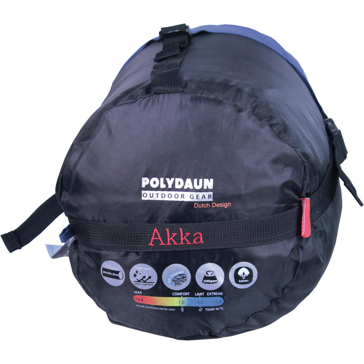 Akka Ripstop Travel sac de couchage avec capuche – pétrole – 85x230 cm 4/7