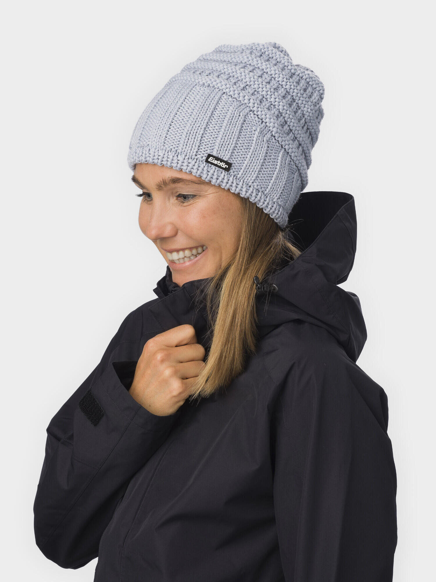 Mütze Cullen 2.0 Oversized Wintermütze Damen Strickmütze Fleece warm Merino 3/3