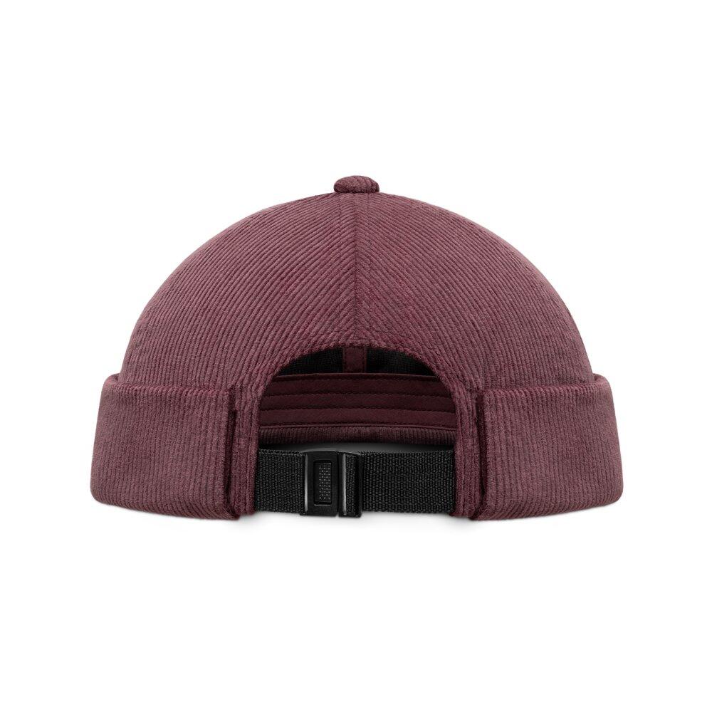 Herren und Damen dockermütze cord Cord Docker Burgundy Rot 2/6
