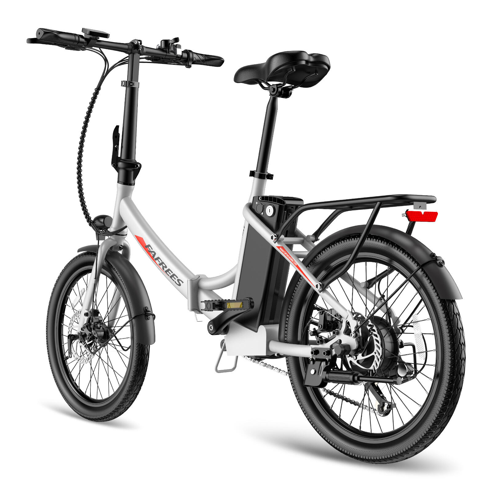 F20 Light Klapp-Elektrofahrrad, 36V 16,75 Ah Akku, 20-Zoll-Reifen 5/7