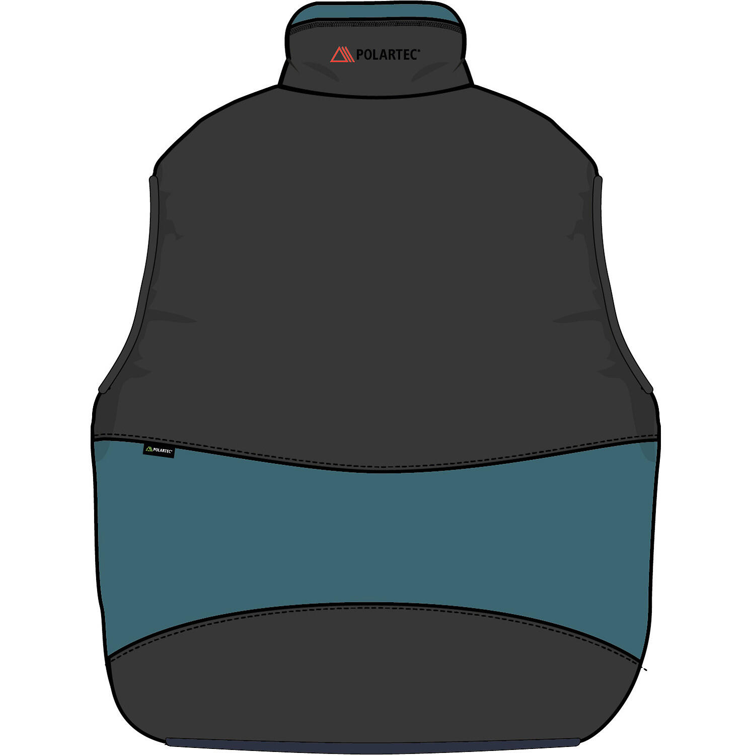 Herren Weste M LAKE VEST POLARTEC 200 2/2