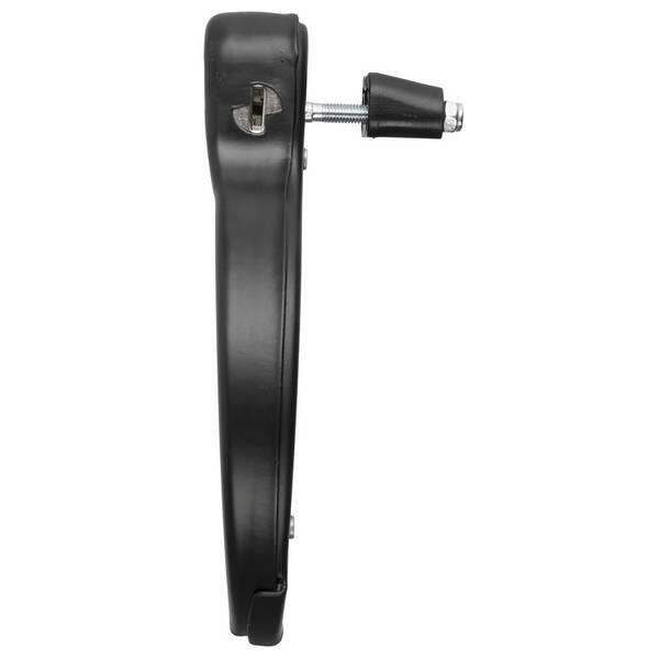 Lacăt potcoavă M-Wave din oțel, inel 5,5 mm, 150 cm, negru