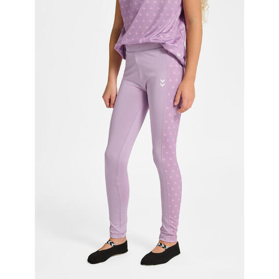 Dziewczęce legginsy z wysokim stanem Hummel MIX