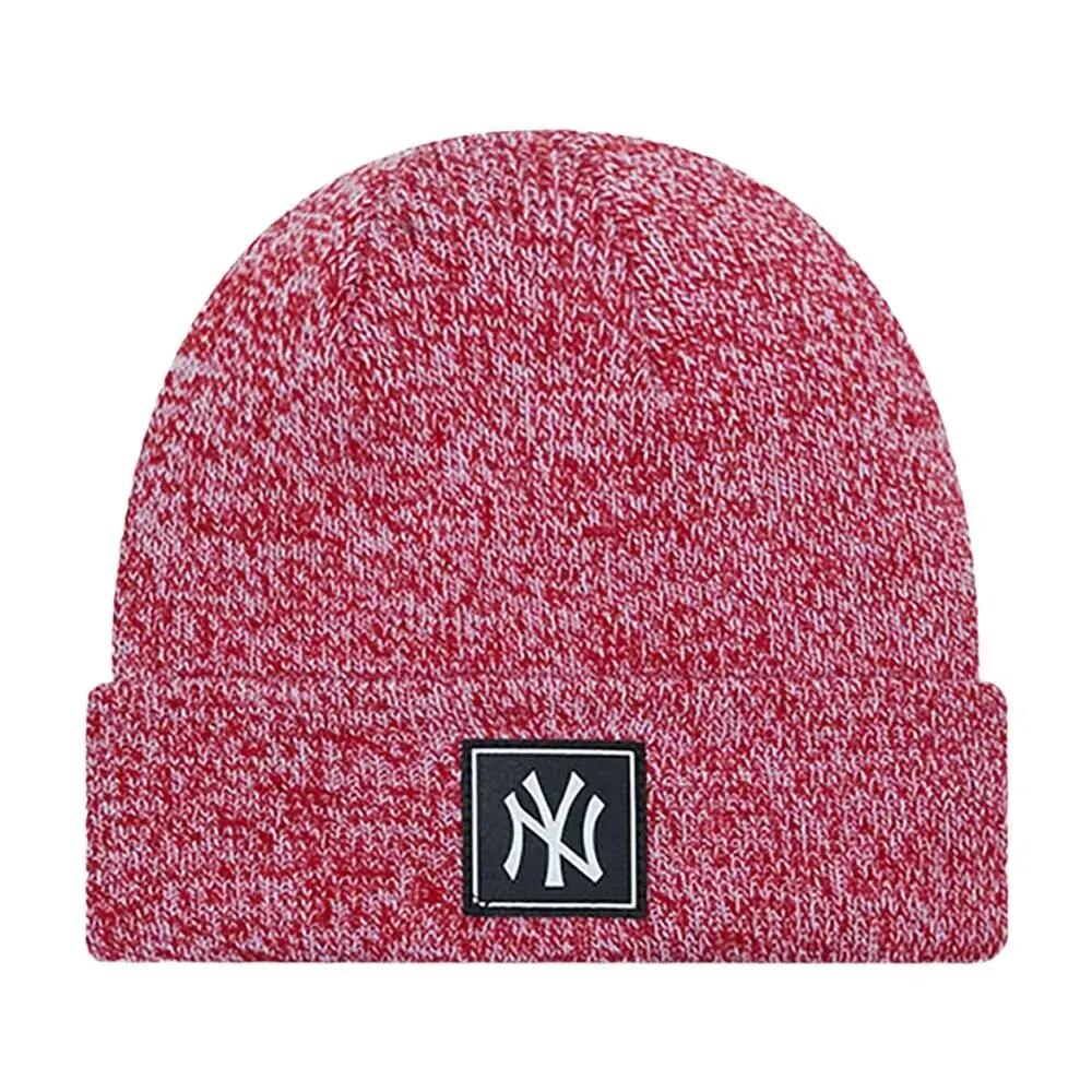 New Era Men's Red Beanie Hat