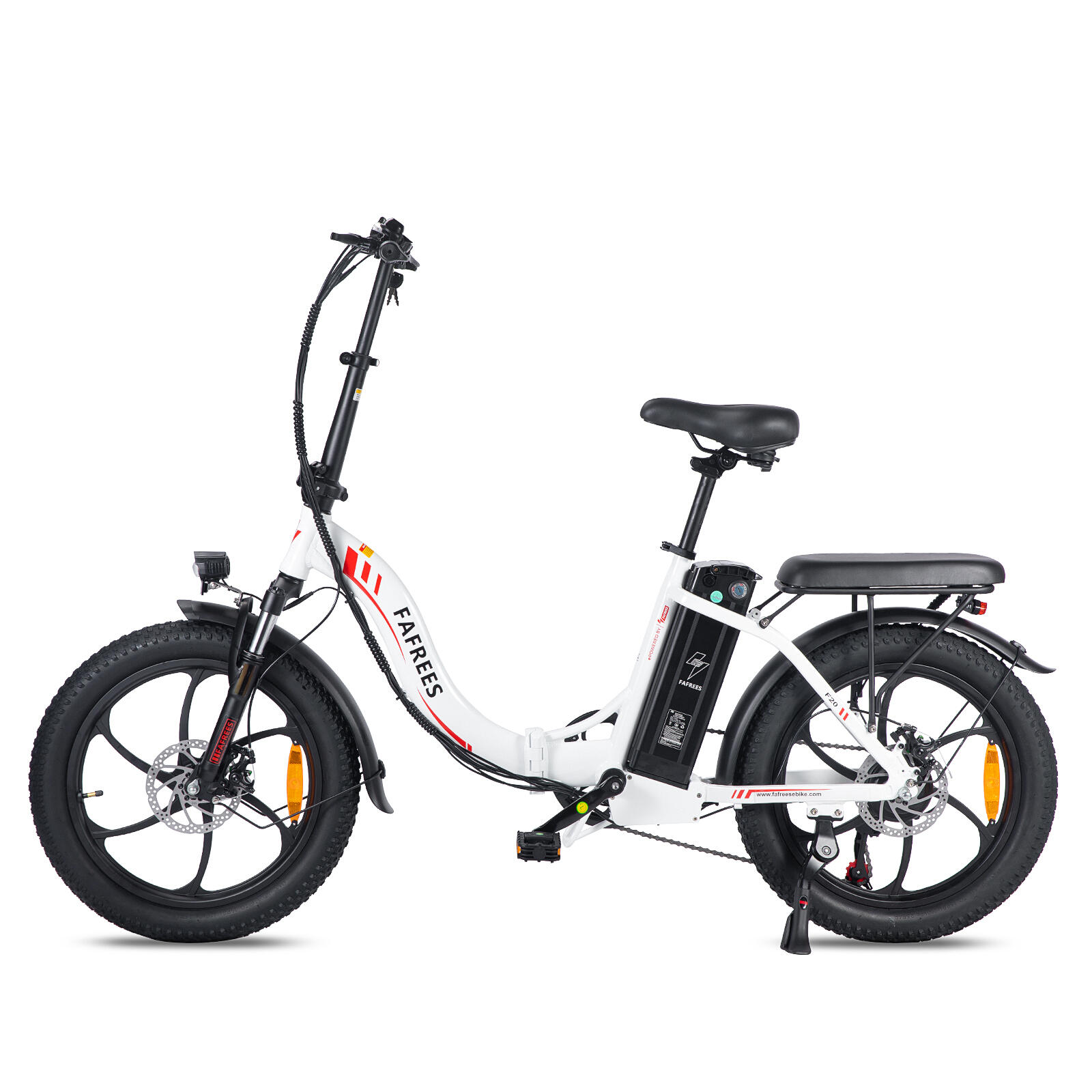 Bicicleta eléctrica plegable FAFREES F20, motor de 250W, batería de 36 V y 18 AH 2/7