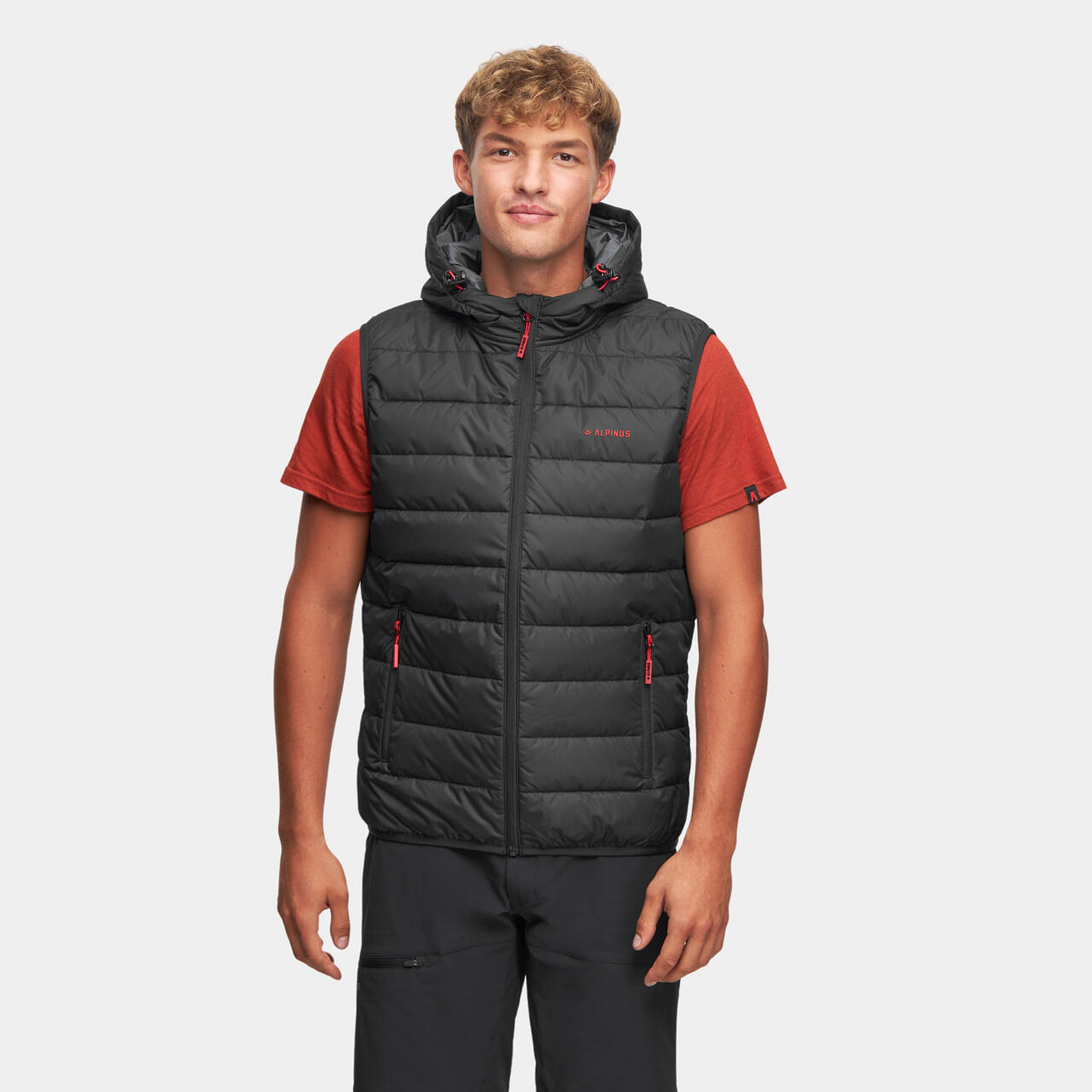 Alpinus - Gilet Matelassé De Randonnée Alpinus Athos - Homme - Gilet Sans Manche - Noir - 48 Xl - Decathlon