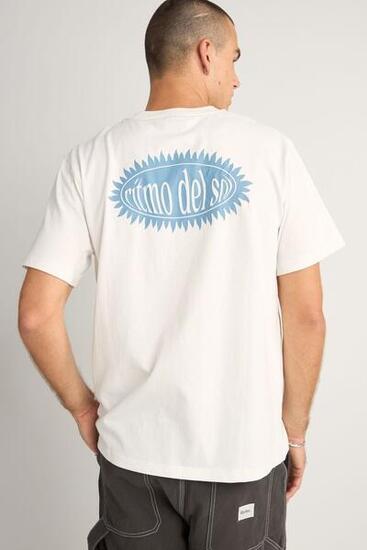 Ritmo Bedrukt Vintage S/S - Heren T-shirt