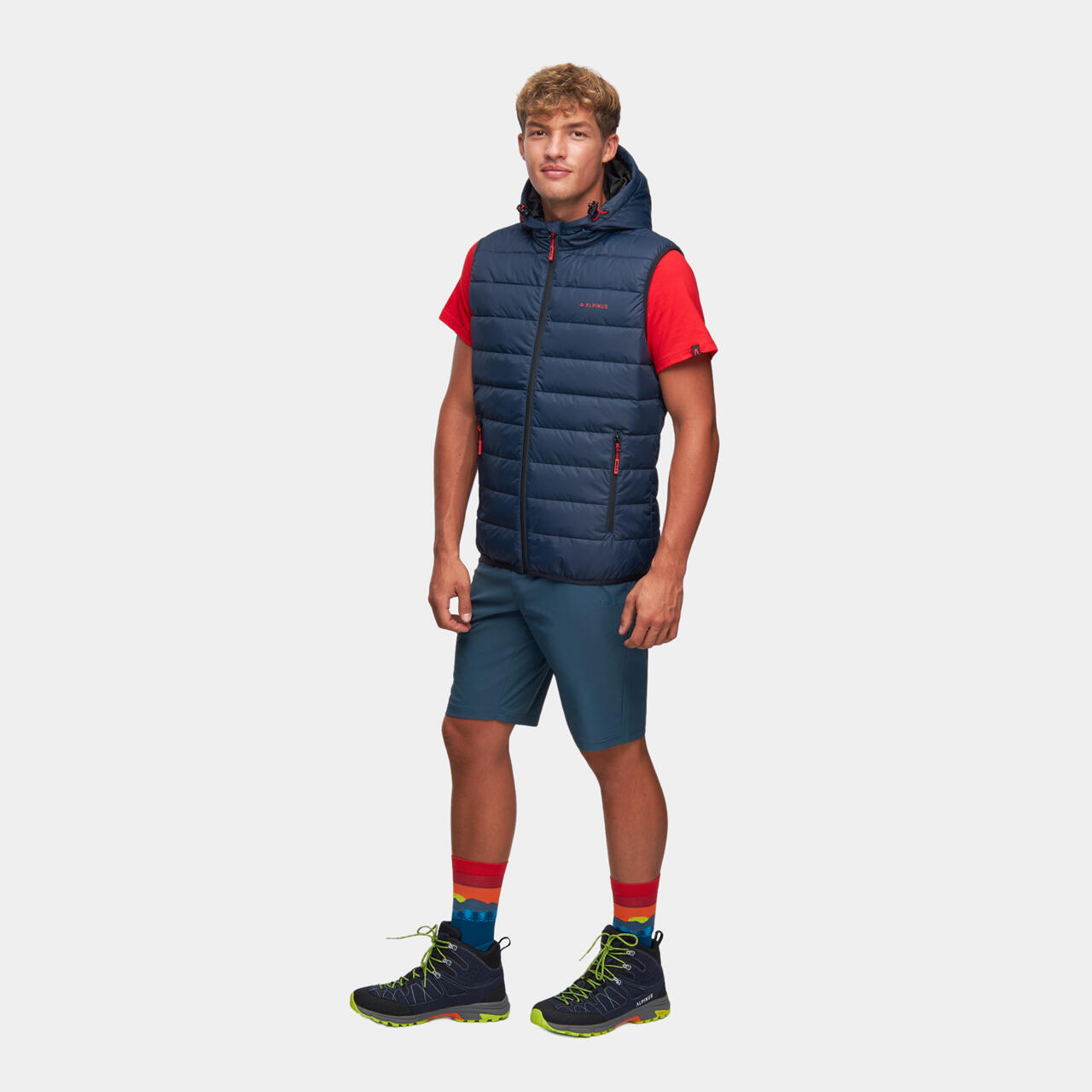 Gilet de randonnée matelassé Alpinus Athos - Homme 3/5
