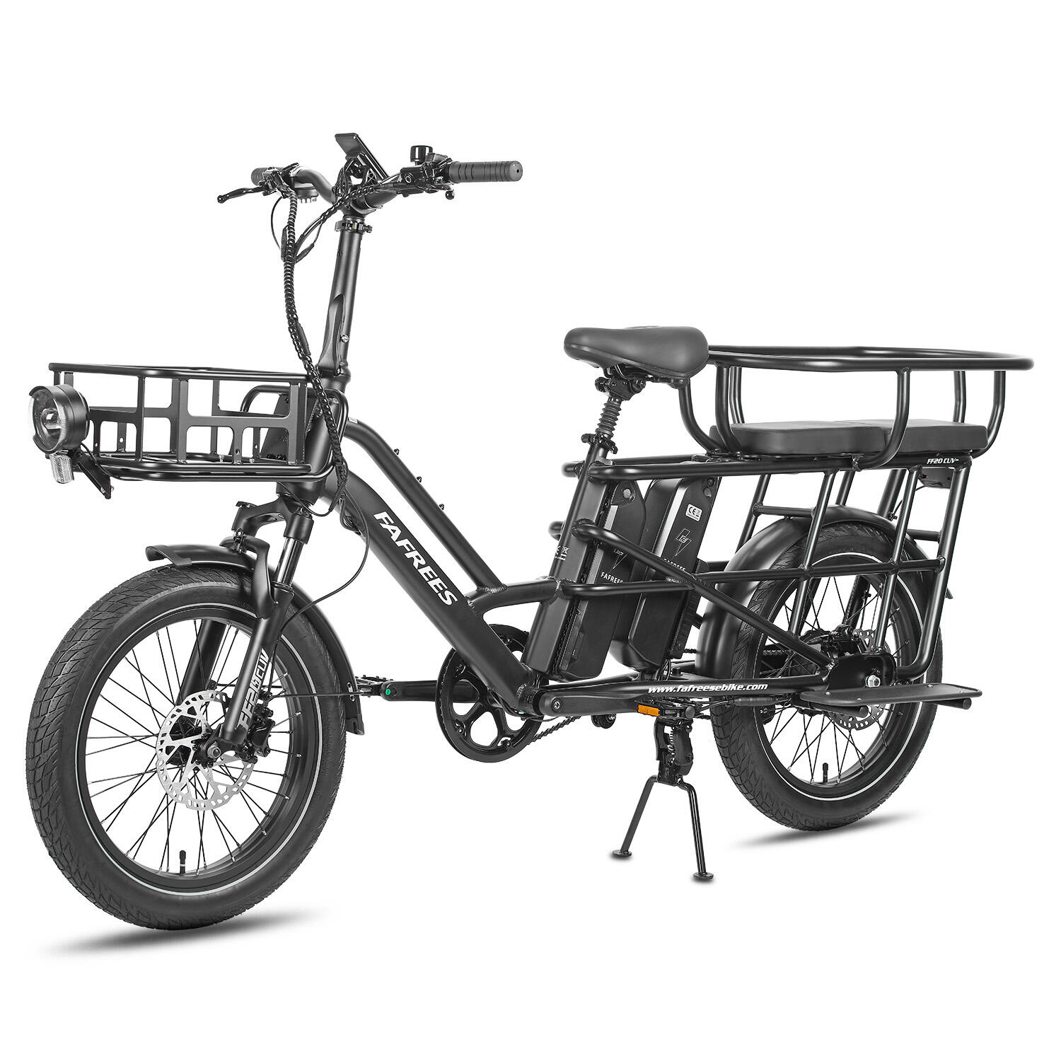 Bicicleta eléctrica Fafrees FF20 CUV de cola larga, 12 Ah x 2 baterías, 250 W 3/7