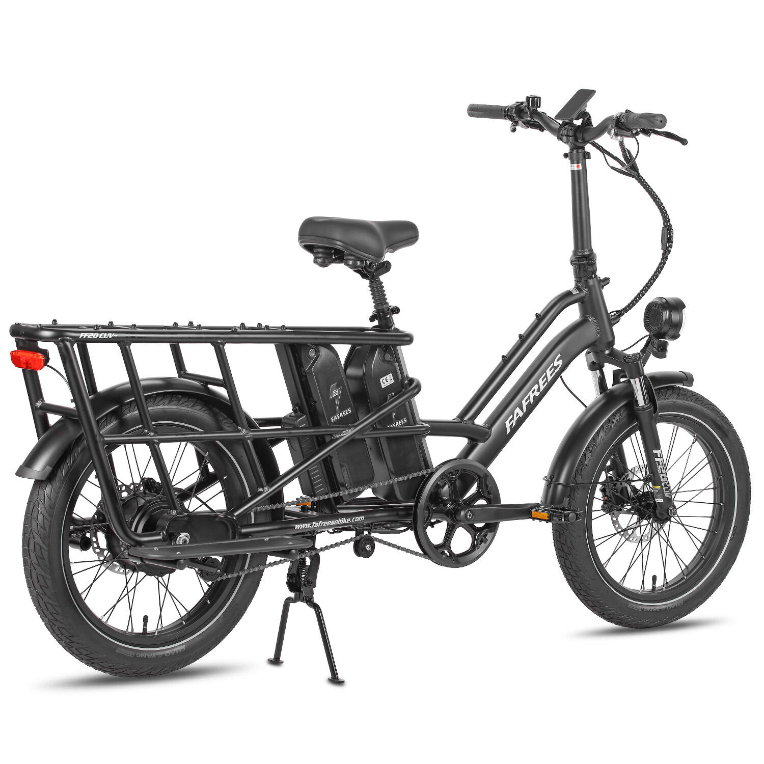 Bicicleta eléctrica Fafrees FF20 CUV de cola larga, 12 Ah x 2 baterías, 250 W 2/7
