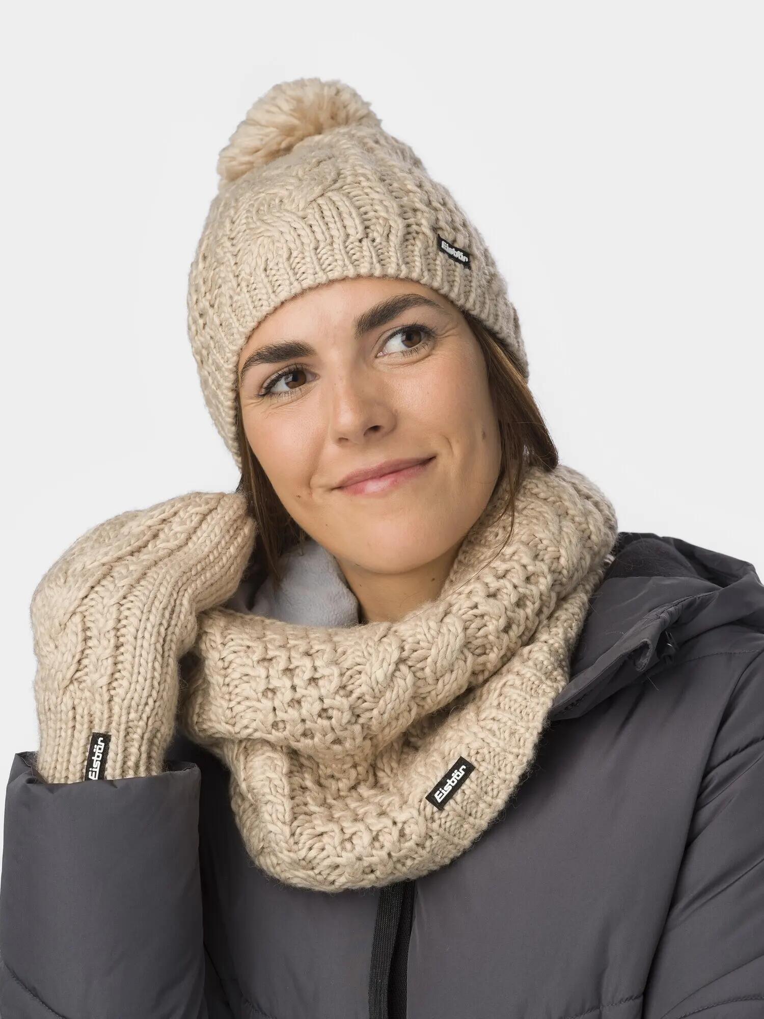 Tour de cou Afra Loop femme multitube doux chaud en laine mérinos 3/3