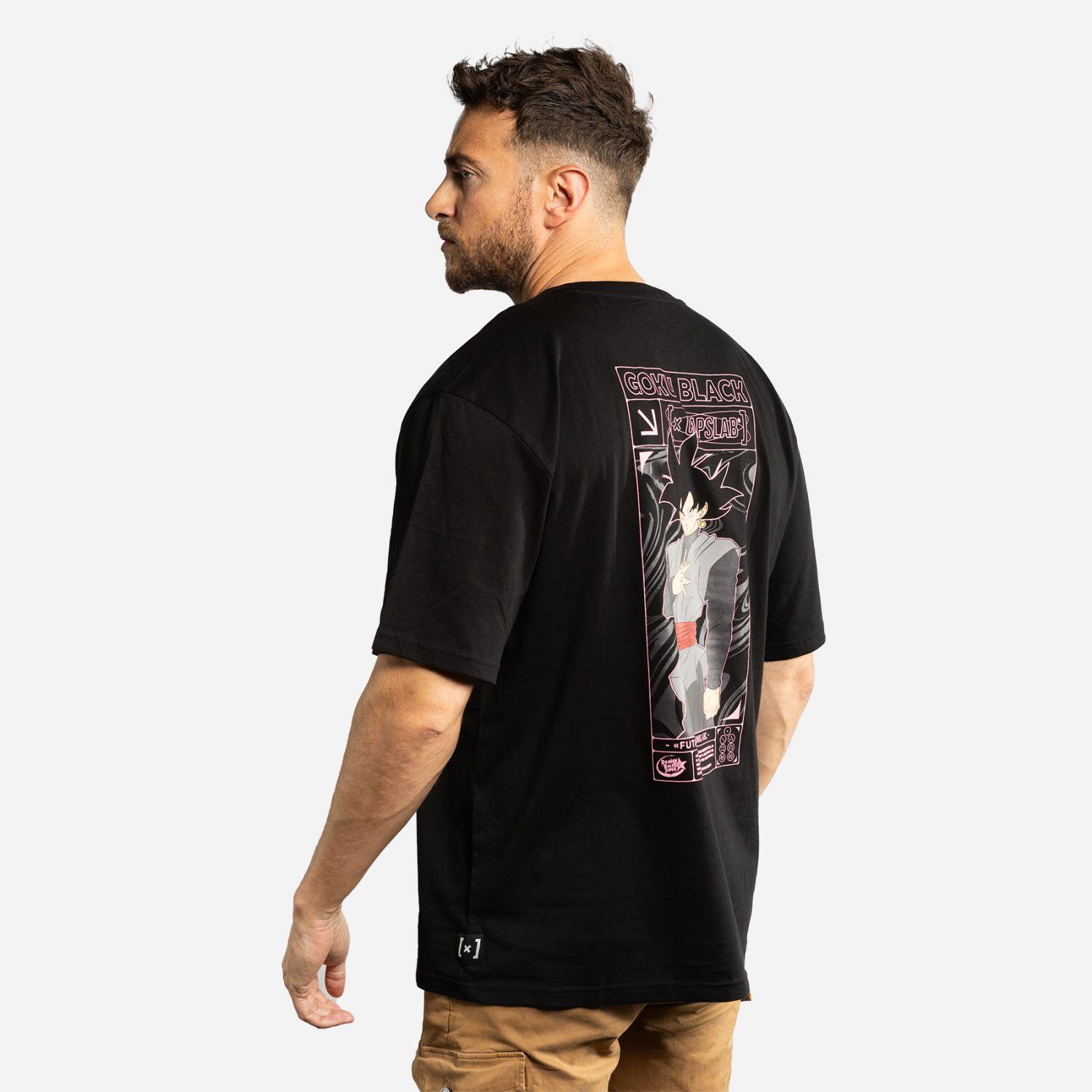 T-shirt homme relax fit avec print Dragon Ball Super Goku Black 2/5