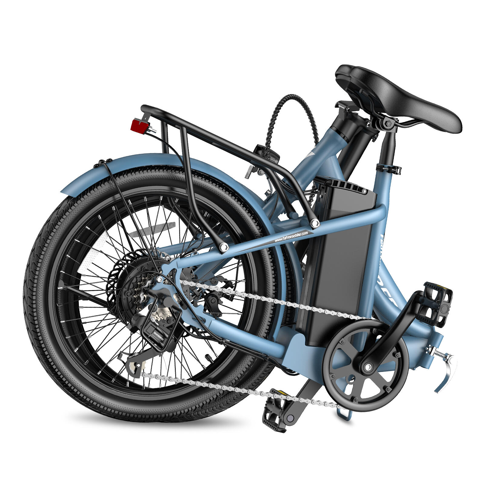 Bicicleta Elétrica Urbana Fafrees F20 Light com 250W e Bateria de 36V 16.75Ah 3/7