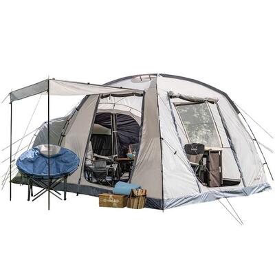 Tweedehands - koepeltent - bergen 5 protect - campingtent - 230 cm stahoogte