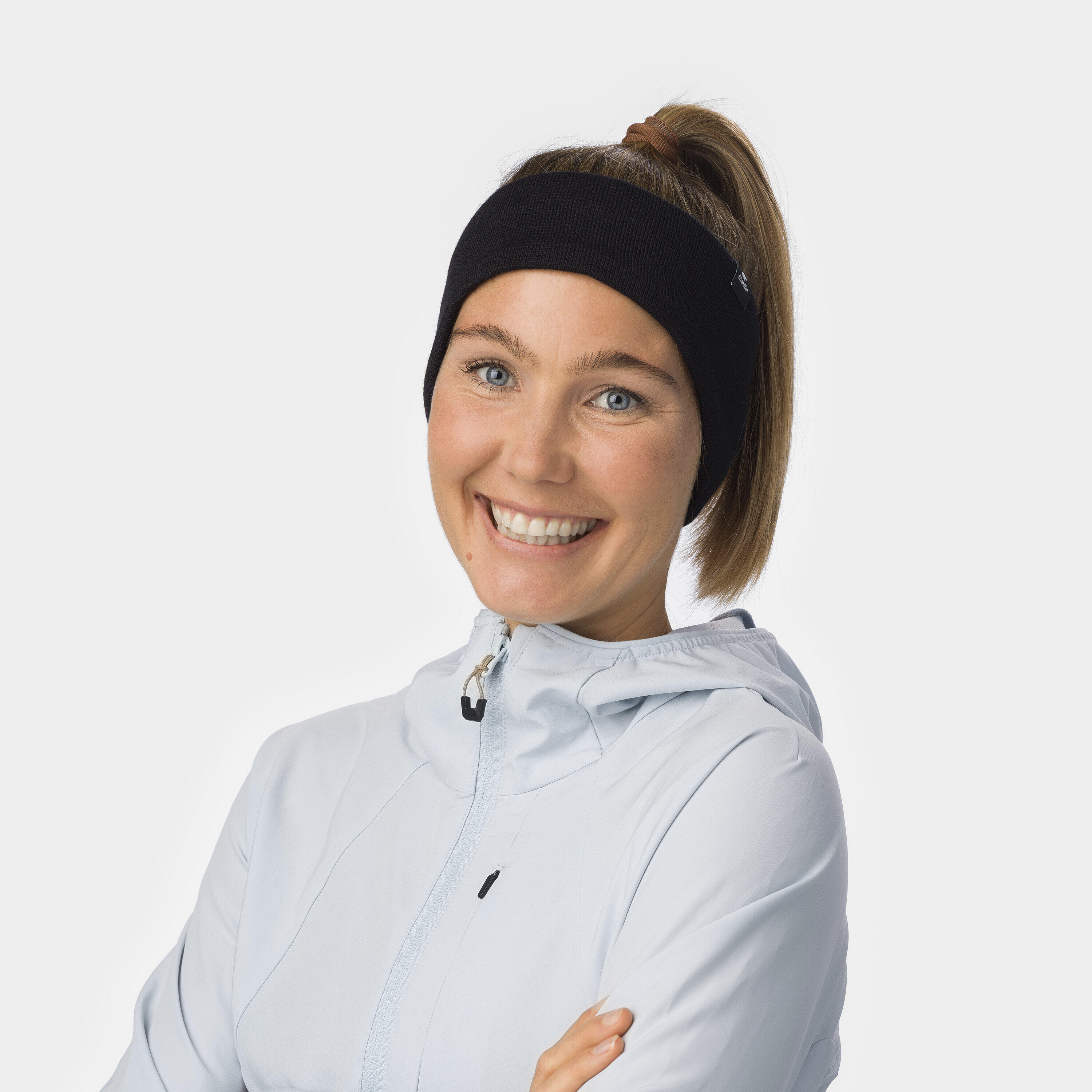Bandeau Hagen pour femme en polaire respirante en laine mérinos 3/6