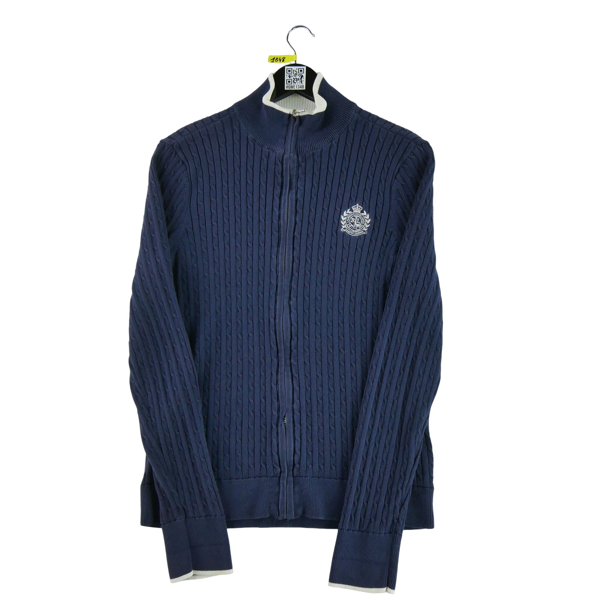 Ralph Lauren - Reconditionné - Pull Femme Cardigan Marine - Bon État - Sweat-shirt - Bleu - Decathlon